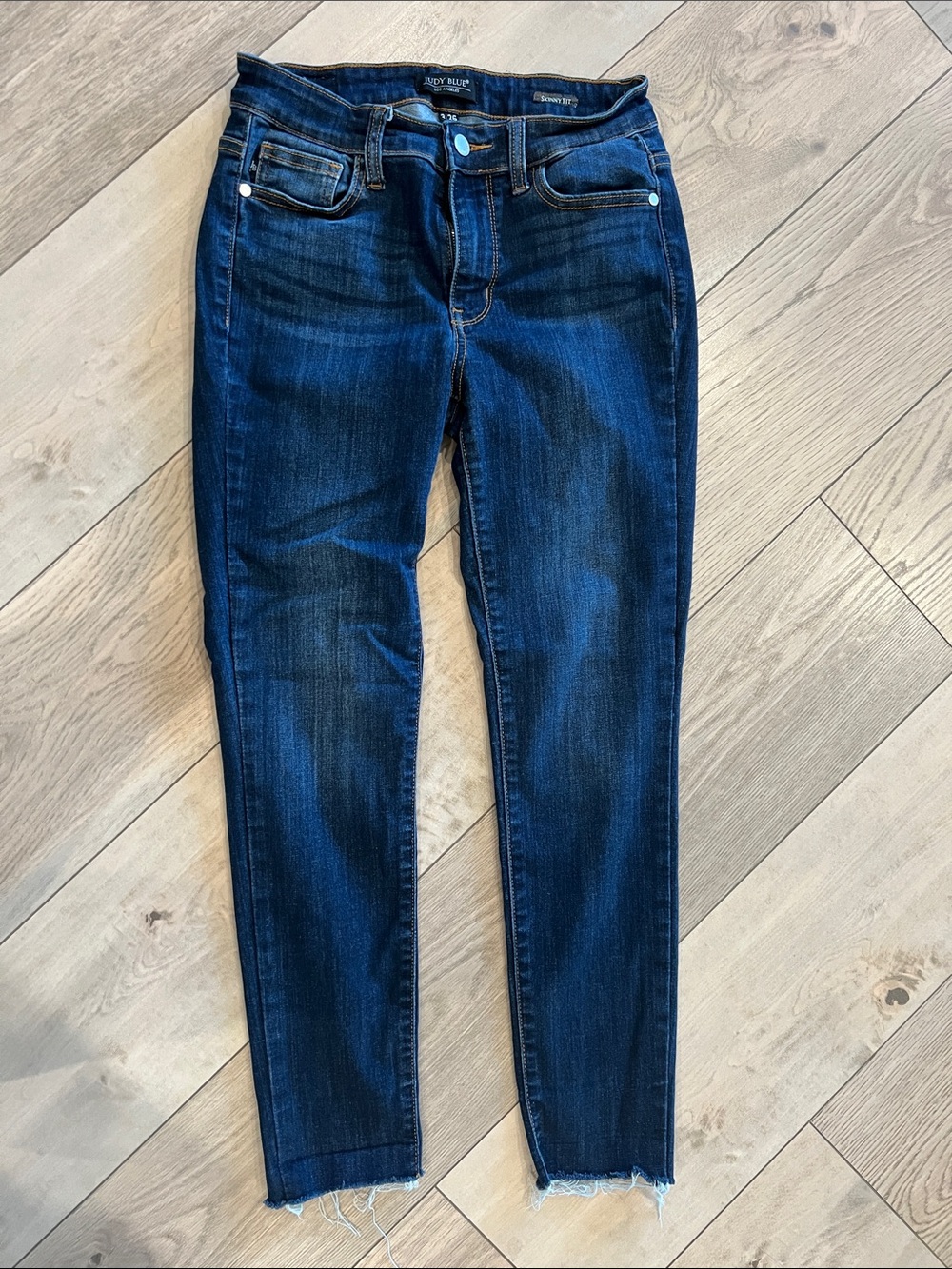 Dark Blue Women's Skinny Fit Jeans - Judy Blue